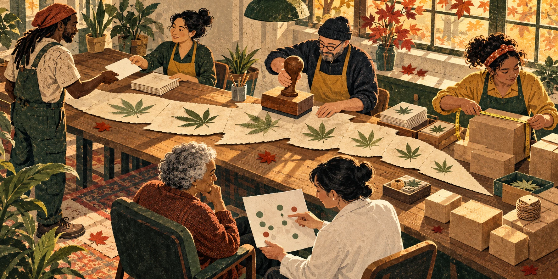 Ilustración de esta edición: El cannabis necesita contable